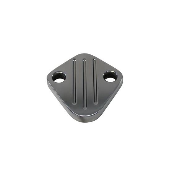 Finned Aluminum B/B Chevy Fuel Pump Blockoff