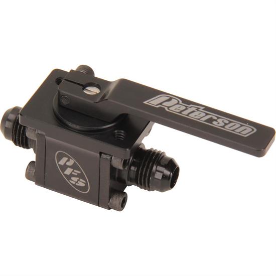 Peterson Fluid Systems 09-0910 Panel Mount Fuel Shut Off Valve, AN6