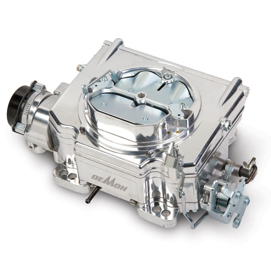 Street Demon 1900 625 CFM 4 Barrel Carburetor, Ball Burnished Alum