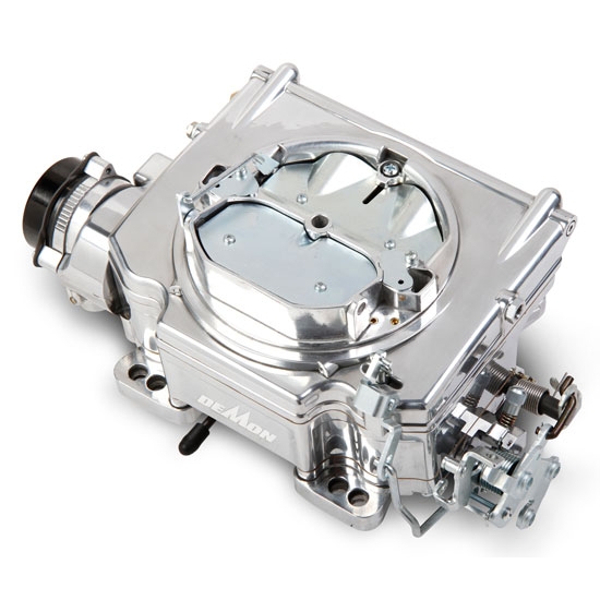 Street Demon 1902 625 CFM 4 Barrel Carburetor, Polished Aluminum