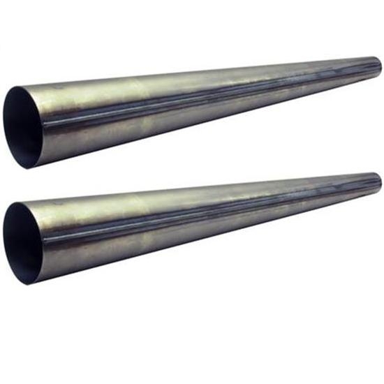 Plain Steel Exhaust Megaphones, 2 x 4 x 24 Inch