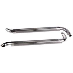 Patriot Exhaust H1060 Chrome Side Pipes w/Mufflers, 60 Inch, PR