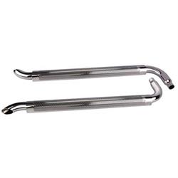 Patriot Exhaust H1070 Chrome Side Pipes w/Mufflers, 70 Inch, PR