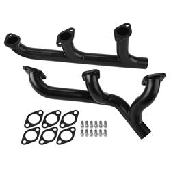 Speedway Economy Ford Flathead V8 Exhaust Headers, Raw Finish