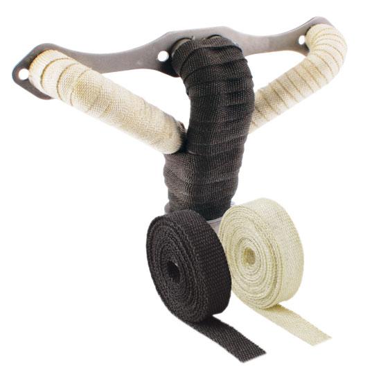 Speedway Header and Exhaust Wrap, 1 Inch x 50 Ft, White Color
