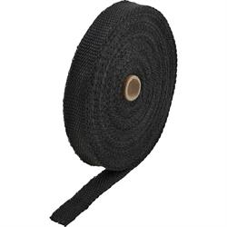 Speedway Header and Exhaust Wrap, 1 Inch x 50 Ft, Black Color