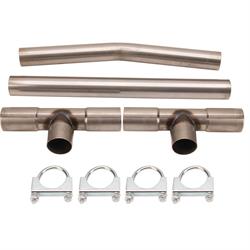 Universal Dual Exhaust H-Pipe Balance Tube Kit, 2-1/4 Inch