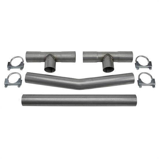 Universal Dual Exhaust H-Pipe Balance Tube Kit, 2-1/2 Inch