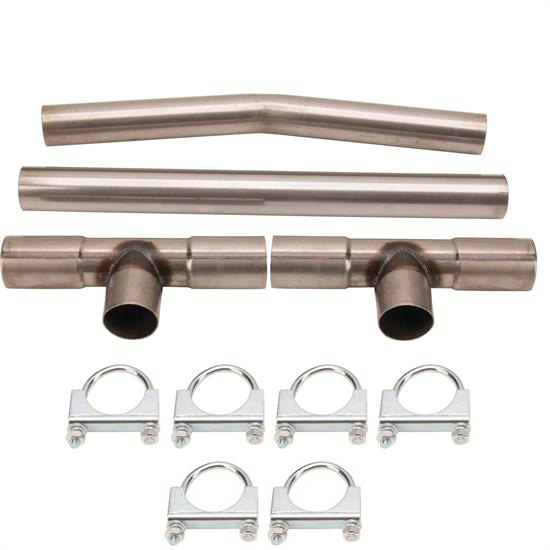 Universal Dual Exhaust H-Pipe Balance Tube Kit, 2-1/2 Inch