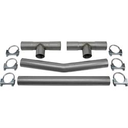 Universal Dual Exhaust H-Pipe Balance Tube Kit, 2-1/2 Inch