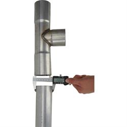 Universal Dual Exhaust H-Pipe Balance Tube Kit, 2-1/2 Inch