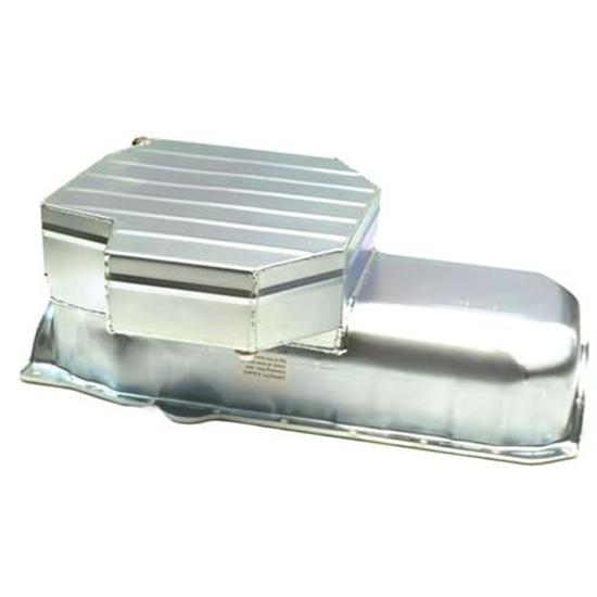 Champ Pans CP100RB 1986-Up Small Block Chevy Oil Pan, 1-Piece Main