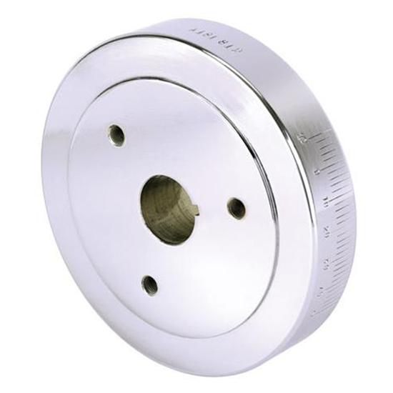 Speedway Chrome SB Chevy 350 Fluid Crank Damper, 6.25 Inch
