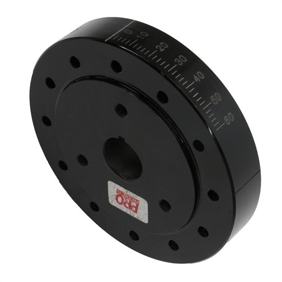 Small Block Chevy Harmonic Balancer, 6-3/4 Inch, Black