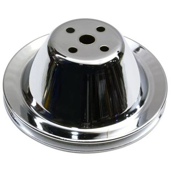 1955-68 Small Block Chevy Single Groove Upper Pulley, Short Water Pump
