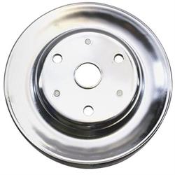 1969-85 Small Block Chevy Triple Groove Lower Pulley, Long Water Pump