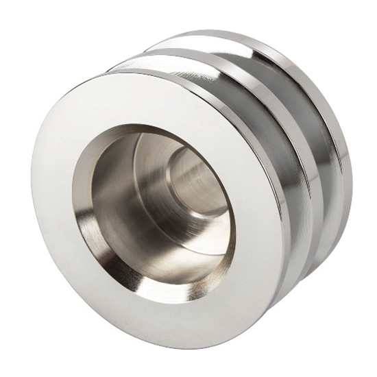 Chrome Dual Groove Alternator Pulley