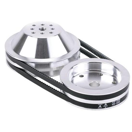 Speedway Reduction Pulley Combo for Small Block Chevy Short Pump