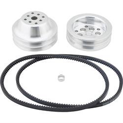 Speedway 1:1 Pulley Combo, Small Block Chevy Short Pump