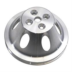 Small Block Chevy Aluminum Single Upper Pulley, Short Pump