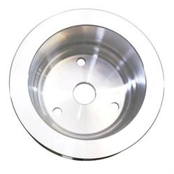 1969-1985 Small Block Chevy Aluminum Double Lower Pulley, Long Pump