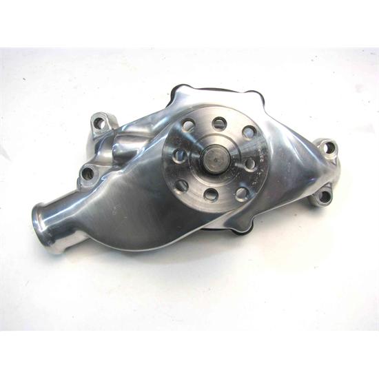 Small Block Chevy Short Style Polished Aluminum Water Pump (G-Sale)