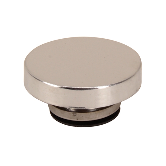 Round Chrome Radiator Pressure Cap, 15 Lbs