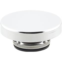 Round Chrome Radiator Pressure Cap, 15 Lbs