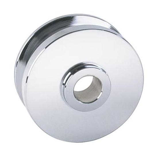 GM Alternator 5/8 Inch Wide Belt Pulley, Chrome