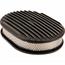 12 Inch Fully Finned Oval Air Cleaner Set w/ Paper Filter, Black 12 Inch Fully Finned Oval Air Cleaner Set w/ Paper Filter, Black
