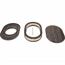 12 Inch Partial Finned Oval Air Cleaner Set w/ Paper Filter, Black 12 Inch Partial Finned Oval Air Cleaner Set w/ Paper Filter, Black