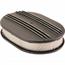 12 Inch Partial Finned Oval Air Cleaner Set w/ Paper Filter, Black 12 Inch Partial Finned Oval Air Cleaner Set w/ Paper Filter, Black