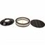 14 Inch Partial Finned Round Air Cleaner Set, Black Aluminum 14 Inch Partial Finned Round Air Cleaner Set, Black Aluminum