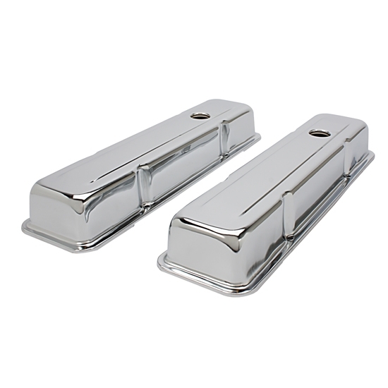 Small Block Chevy Short Chrome Valve Covers