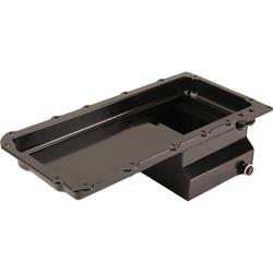 Black Steel GM LS, 7 Qt Oil Pan, -10 AN Fittings