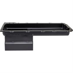 LS Engine Swap Conversion Low Profile Oil Pan, Black, 10 AN