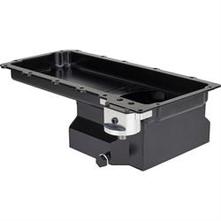 LS Swap Conversion Low Profile Oil Pan, OEM Filter Location Black