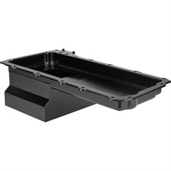 LS Swap Conversion Low Profile Oil Pan, OEM Filter Location Black