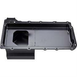 LS Swap Conversion Low Profile Oil Pan, OEM Filter Location Black