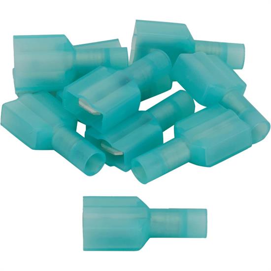 Pico 1864H 1/4 Insulated Terminals, Blue 16-14 AWG, 10 Pc