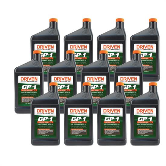 Driven Racing Oil 19206 GP-1 Synthetic Blend 5W20 Oil, 12 Quarts