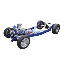 1935-40 Bolt Together Chassis Kit, MII-IFS & Coil-Over Rear Suspension