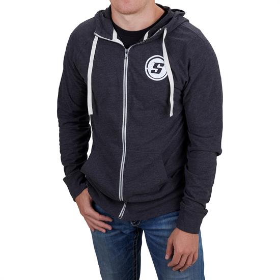 Speedway Motors Full Zip Up Hoodie, Sueded Cotton