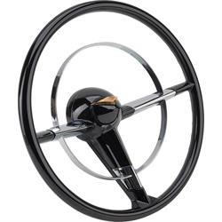 Speedway 1955-56 Chevy 15 Inch Steering Wheel and Adapter Plate