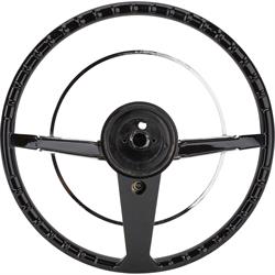 Speedway 1955-56 Chevy 15 Inch Steering Wheel and Adapter Plate