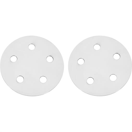 Mag Wheel Center Block-Off Hub Cap Plates, 5 on 4.75 BP, 7.5 Inch OD