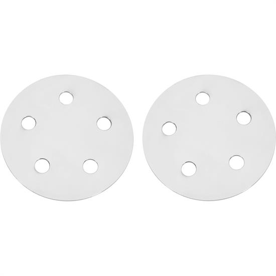 Mag Wheel Center Block-Off Hub Cap Plates, 5 on 4.75 BP, 7.5 Inch OD