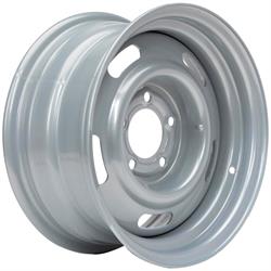 Speedway Steel GM-Style 15 Inch Rally Track Wheel, 5 on 5 Inch