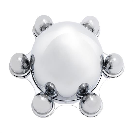 Chrome 6 x 5.5 Spider Hubcap, Single