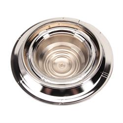 Garage Sale - Chrome Derby Shorty Rally Wheel Hub Cap, Single
